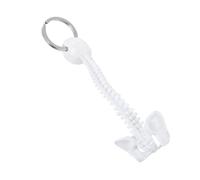 Kisangel Human Spine Keychain Pendant White Made of Sturdy Plastic, Multi-functional and Not Easy to Fade Spine Chain Accessory as Key Decoration or Handbag Hanging Decor
