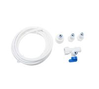 Kisangel Ice Maker Water Line Kit with Connector - 5m Food Grade Water Hose for Refrigerator Ice Maker Installation and Replacement