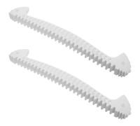 Kisangel Ice Skate Blade Guards Protective Covers for Hockey and Figure Skates White Soft Walking Blade Covers for Youth 28-34cm