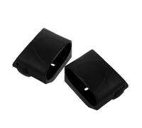 Kisangel Indoor Cycling Bike Foot Pads with Rollers Noise-reducing Plastic End Caps for Stationary Exercise Bikes Vibration Control Mobility Stability Accessories for Home Gym Workout