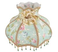 Kisangel Indoor Light Cover Lamp Shade Cover Cloth Lampshade Princess Style Soft and Comfortable to The Touch Creates A Charming and Romantic Atmosphere Firm Cloth Material Suitable