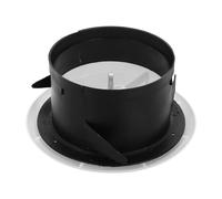 Kisangel Indoor Ventilation System ABS Round Ceiling Diffuser 125mm Thick Air Valve Vent Cover for Exhaust Fans Kitchen Bathroom Office HVAC