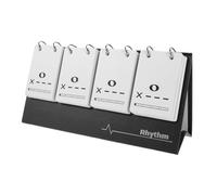 Kisangel Innovative Crossbeat Rhythm Cards Portable Music Practice Flashcards for Note Training Compact Teaching Tools for Beginner to Advanced Students