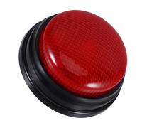 Kisangel Interactive Game Show Buzzer for Family Quiz and Classroom Competitions Handheld Educational Answer Button with Sound for Team Games and Cognitive Skill Development Red for Boys