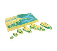 Kisangel Interactive Geography Teaching Model Contours Line Topographic Map for Junior High School DIY Terrain Mapping Kit Educational Aid for Classroom Demonstrations and Science Fair