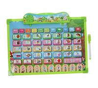 Kisangel Interactive Russian Alphabet Wall Chart for Boys and Girls Educational Poster Tool for Early Childhood Language Development Toddler-Friendly Design