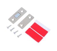 Kisangel Invisible Magnetic Cabinet Latch for Sliding Closet Doors Steel Push-Pull Magnets with Self-Adhesive and Screw Mounting Closure for Glass Wardrobe and Cupboard Doors