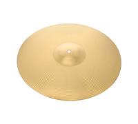 Kisangel Jazz Drum Cymbal Alloy Brass Crash Cymbal for Drum Set Replacement Easy to Store for Learning