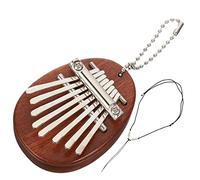 Kisangel Kalimba for Stage Performance Or Compact Design Mini Wooden Thumb Piano 8 Keys with Hanging Rope, Lightweight and Easy to Play Musical Instrument for Beginners and Boys and Girls