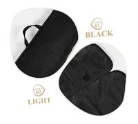 Kisangel Kayak Paddle Bag with Zippered Closure Portable Epe Canoe Paddles Container for Outdoor Boating Sup and Kayaking Wear-Resistant Oar Storage Organizer with Ventilated Design Black