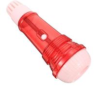 Kisangel Kids Echo Microphone Toy for Singing and Pretend Play, Red Plastic Musical Instrument Plaything for Children, Party Favor and Early Music Education Aid,