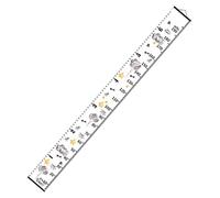 Kisangel Kids Growth Height Chart Adjustable Wall Growth Chart Ruler for Baby Measurement for Nursery Decor