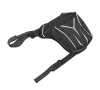 Kisangel Large Capacity Belt Bag Hiking Waist Bag Gear Motorcycle Storage Motorcycle Leg Bag Motorbike Seat Thigh Saddle Leg Pouch Moped Sling Bum Hip Belt for Backpack Oxford Cloth Black
