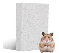Kisangel Lava Grinding Pad for Small Animals, Rabbit Claw & Hamster Teeth Care, Pet Foot Scratching Stone for Chinchilla, Guinea Pig & Gerbil (5. 7" x4. 7")