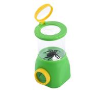 Kisangel Light Green Viewing Box Dual Sided Magnifier Cage for Outdoor Insect Observation Portable Catcher Container for Nature Exploration and Science Learning