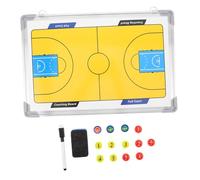 Kisangel Lightweight Aluminum Alloy Basketball Planning Board with Textured Surface for Strategy Display and Team Collaboration Wall Hanging Basketball Coaching Equipment for Training and