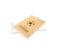 Kisangel Lightweight Sports Scorebook for Games Portable Football Score Recording Notebook for Referee Notes and Foul Tracking for Sports Enthusiasts