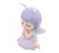 Kisangel Lovely Angel Cake Decoration Cute Cartoon Desktop Decor for Birthday Parties Family Gatherings Angel Theme Baking Props Unique Ornaments for Cakes Home Decor