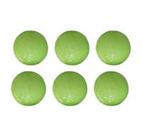 Kisangel Luminous Golf Balls Green Synthetic Rubber 6pcs Night Play Balls | Automatic Fluorescent Effect, Real Ball Feel, Softer Than LED Night Balls