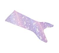 Kisangel Luminous Mermaid Tail Blanket for Glow Dark Soft Plush Cozy Bedding Snuggly Warm Nighttime Comfort Portable Wearable Blanket