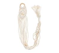 Kisangel Macrame with Stable Holding Feature Ukulele Wall Hanger Made of Cotton Linen Woven Instrument Hanger Simple Elegant Design Suitable for Garden and Wall Display for Ukulele