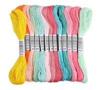 Kisangel Madeira Embroidery Thread in Polyester Cotton Cross Stitch Threads 447pcs Easy to Carry and Convenient to Store Embroidery Floss for Making Friendship Bracelets and Handicraft