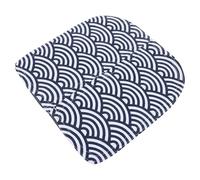 Kisangel Magnetic Cat Litter Box Curtain Flap Replacement for Automatic Self-Cleaning Litter Box Washable Decorative Fabric Screen with Modern Pattern Transparent Door Cover for Clear Cat