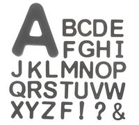 Kisangel Magnetic Eva Foam Alphabet Letters Educational Refrigerator Letters Self Adhesive Black 3D Nordic Style Home Decor for Boys and Girls Learning