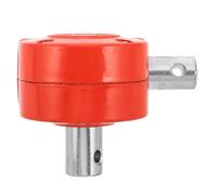 Kisangel Manual Greenhouse Film Roll-up Crank Handle Replacement Accessory with Turbine and Sleeve, Hand Crank Winch Kit for Horticultural Film Winding and Garden Ventilation