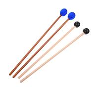 Kisangel Marimba Mallets Xylophone Sticks Mallets for Percussion Professional Marimba Hammers Storage Bag