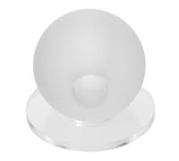 Kisangel Matte Transparent Billiard Training Ball with Professional Cue Ball Stroke Trainer for Snooker and Pool Precision Aiming Practice Tool for Beginners and Amateur Players Resin Aid