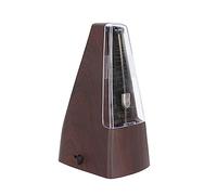 Kisangel Mechanical Metronome for Piano Guitar Durable Metal Construction Rhythm Instrument for Musicians Easy to Use Professional Musical Accessory Grain Finish