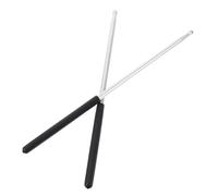 Kisangel Metal Drum Stick for Percussion Instrument Jazz Style Silver for Band Performance and Music Practice