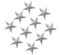 Kisangel Metal Snowboard Stomp Pad 10pcs Star and Pyramid Studs | Self Adhesive Backing, Silver Finish, Ice Ready Grip, for Amateur Freestyle Riders and Lift Exits
