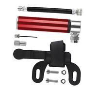 Kisangel Mini Bike Inflator Pump Portable Aluminum Alloy Bicycle Air Inflator with Secure Thread Seal for Mountain and Road Bikes Lightweight Manual Tyre Pump for Cycling and Ball Inflation