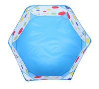 Kisangel Mini Hedgehog Cage Foldable Pet Fence Blue Rainbow Design Small Animal Playpen for Hamsters Guinea Pigs Rabbits Indoor Exercise Enclosure