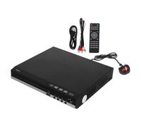 Kisangel Mini Home Dvd Player Supporting Multi-format Playback with High-definition Viewing for Tv and Compact Portable Design, Abs Material Compact Disc Player for Home Use