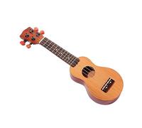 Kisangel Mini Pocket Ukulele with 4 Strings and Sound Hole for Boys and Girls a Compact Sapele Wood Material, Traditional Shape, Offering Full-bodied Sound and Introduction to Music