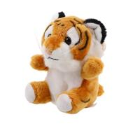 Kisangel Mini Tiger Plush Coin Purse Keychain Realistic Stuffed Animal for Boys Cute Bag Charm Shower Decoration Versatile Soft Plush for Nursery Decor