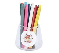 Kisangel Miniature Christmas Deer Crayon Model Eco Friendly Simulation Crayons Ornament for Dollhouse Scene Decoration Portable DIY Landscape Accessory Collectors