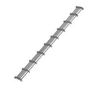 Kisangel Miniature Fence Model Scale Photo Prop Railing for DIY Sand Table Micro Landscape Easy Assembly Road Scene Accessories for Dollhouse House Garden Layouts Decor