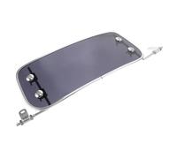 Kisangel Motorcycle Windshield Extension Front Fly Screen Wind Deflector with Adjustable Windscreen for Electric Bike and Scooter, Easy Installation, PC and Iron Material, Retro Black Style