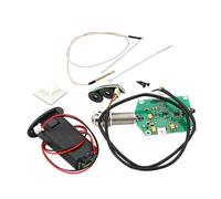 Kisangel Multi-function Guitar Control Plate Pickup with Battery Box Easy Installation Acoustic Electric Guitar System Pickup Clear Full Sound Enhancement for Folk Instruments No-drill