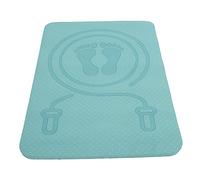 Kisangel Multi-function Non- Tpe Skipping Mat for Household Workout Shock-absorbing Exercise Pad for Boys and Girls Jump Rope Indoor Fitness