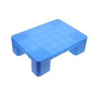 Kisangel Multi-use Blue Plastic Floor Pallet High Load Capacity Spill Containment Platform for Warehouse Supermarket Kitchen Storage and Rack Frame Protection