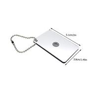 Kisangel Multifunctional Outdoor Signal Mirror for Camping and Hiking Acrylic Survival Mirror with Precise Aiming Function Emergency Distress Tool for Expeditions and Outdoor Adventures