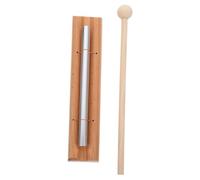 Kisangel Musical Enlightenment Tone Percussion Instrument for Classroom Attention Meditation Phoneme Wooden Color Simple Design with Pleasant Sound for Performance