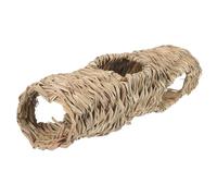 Kisangel Natural Five Small Tunnel for Guinea Pigs and Hamsters Lightweight Sturdy Hideaway for Active Play and Training Safe Material Enrichment House for Healthy Entertainment
