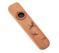 Kisangel Natural Wood Kazoo Musical Instrument for Adults and Beginners Portable Compact Design Rich Warm Sound Enhancer for Ukulele Guitar Violin Outdoor Music Play
