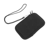 Kisangel Neoprene Phone Pouch with Lanyard Fit Cell Phone Sleeve Case Portable Lightweight Bag for Women Beach Walking Outdoor Use Black